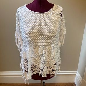 Lovely lace/net summer top